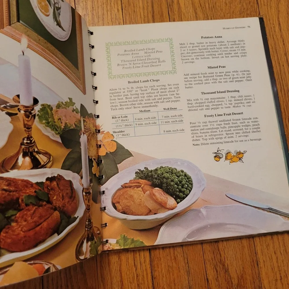 Betty Crocker New Dinner for Two‎ Cook Book 1st Ed Vintage Recipes 1964 Gift